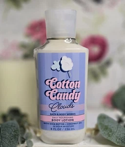 New Bath and Body Works Cotton Candy Clouds Body Lotion 8oz - Picture 1 of 3