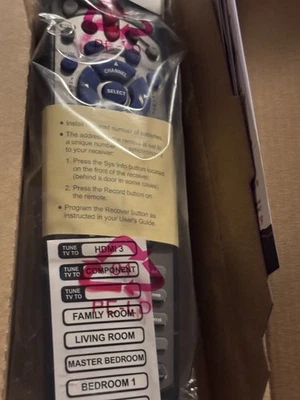 New/Unopened Dish Network 20.1/21.1 IR/UHF Pro Remote TV2 Part 189542 - Image 1 of 4