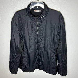 KJUS Golf Full Zip Radiation Jacket Insulated XXL 56 Black Polyester MSRP $329 - Picture 1 of 10