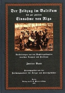 Der Feldzug im Baltikum bis zur zweiten Einnahme von Riga 1919 - Bild 1 von 1