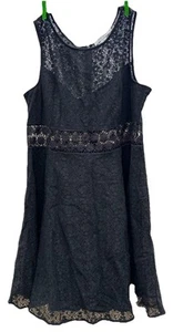 New with Tags Women's Adam Levine Black Lace Dress size Large - Picture 1 of 7