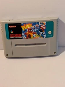 PLOK SNES UK PAL GAME CARTRIDGE - OFFICIAL SUPER NINTENDO - Picture 1 of 3