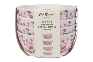 Cath Kidston Cherry - Melamine Cereal Bowl - Set of 4 - 260171N - Picture 1 of 5