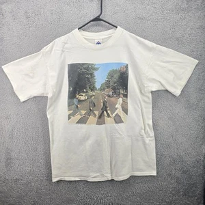 The Beatles Abbey Road Double Side Band T-Shirt Vintage Single Stitch 1990 USA - Picture 1 of 24