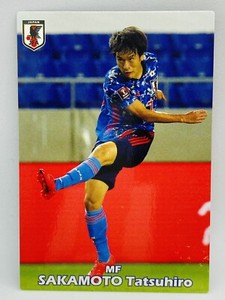 Japan National Soccer Team 2022 Tatsuhiro Sakamoto Trading Card 21 Calbee JFA