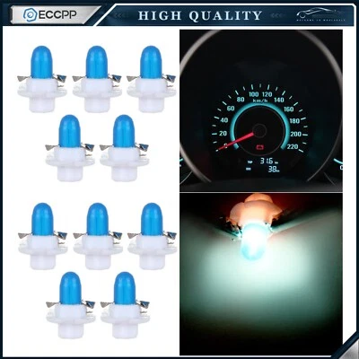 10 piezas bombillas halógenas azul hielo B8.4D aptas para Ford tablero medidor instrumento luz lámpara 12V Foto 1 de 4
