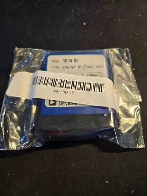5B30-03 ANALOG DEVICES Isolated V Input 4 Hz Bandwidth Signal CONDITION NEW $99 - Image 1 of 2