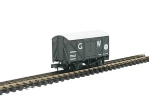Peco Products NR-43W 10 Foot Standard Box Van in GWR Grey - NEW - Bild 1 von 6