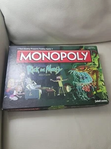 Monopoly Rick and Morty Edition Adult Swim Limited Edition - Complete - Picture 1 of 7