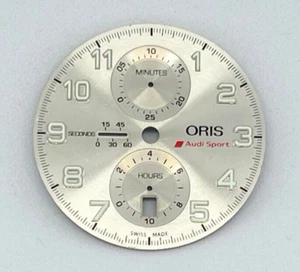 Genuine Oris Chronograph Automatic Silver LIMITED EDITION AUDI 774 7661 7481D - Picture 1 of 4