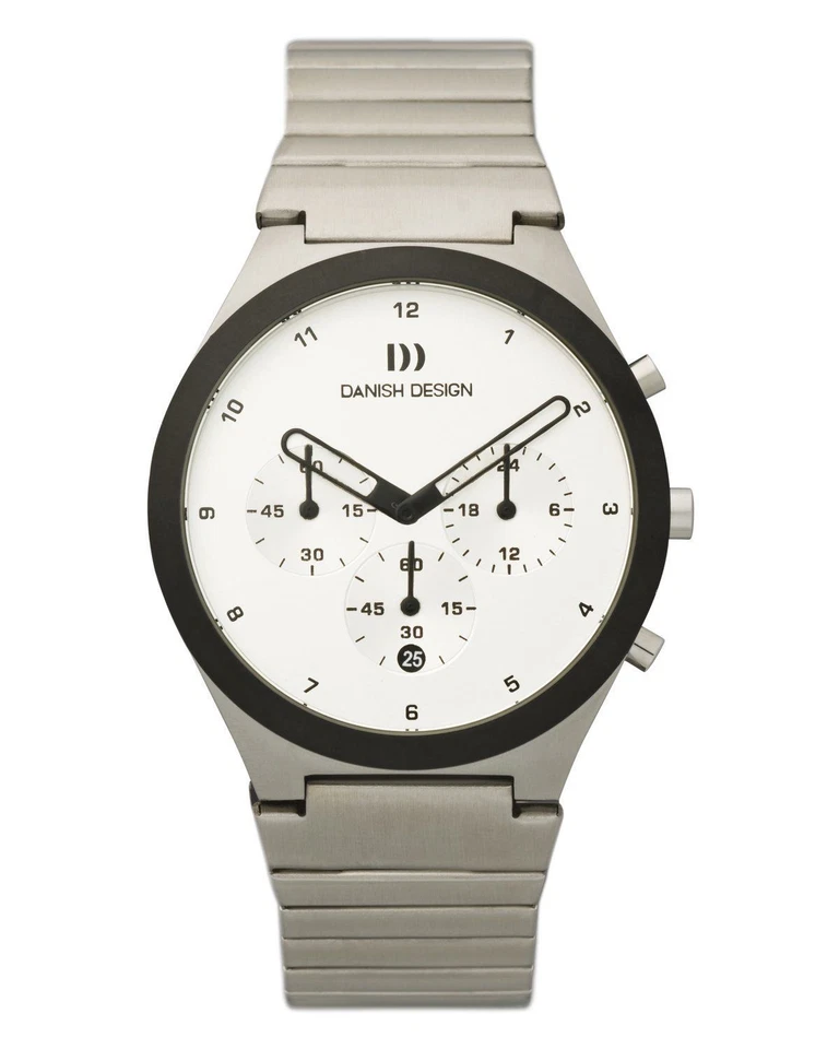 Danish Design IQ62Q885 White Dial Chronograph Quartz Stainless Steel Men's Watch - Image 1 of 1