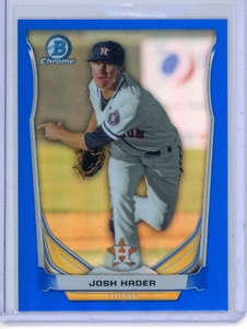 2014 Bowman Draft Chrome Josh Hader CTP-45 Blue Refractor 378/399 Houston Astros - Picture 1 of 1