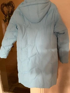 Damen daunenjacke 38, Eddie Bauer, Hellblau - Bild 1 von 2