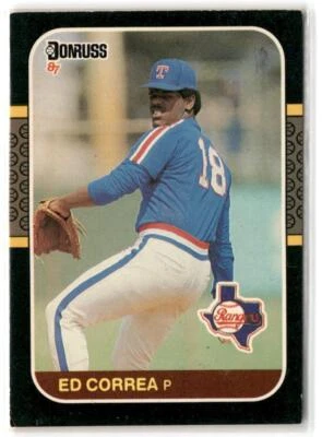 Ed Correa 1987 Leaf #145 Rookie - K5849 - Image 1 of 2