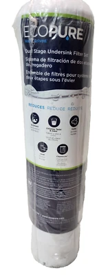 EcoPure ECOP20 Dual Stage Undersink Water Filtration System, 1 Count - Image 1 of 4