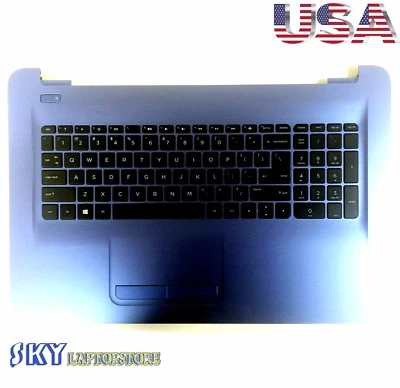 NUEVO HP 17X 17Y 17-X Apoyamanos Azul con Teclado Panel Táctil EE. UU. 908057-001 856777-001 Foto 1 de 2