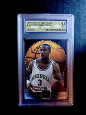 1997 Collector's Edge Impulse #41 Stephon Marbury Die Cut Rookie graded 9.5 Mint