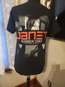 Janet Jackson Number Ones Up Close & Personal 2011 Concert Tour T Shirt Size M - Picture 1 of 4