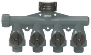 Conector colector grifo de agua de polietileno con cierre de cuatro vías Gilmour AY4FF - Imagen 1 de 2