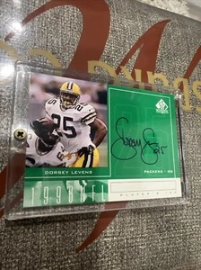 🏈1998 SP Authentic - Player's Ink #DL Dorsey Levens (AU) - Picture 1 of 6