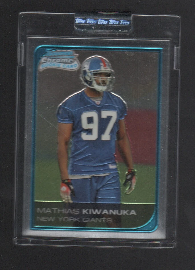 MATHIAS KIWANUKA  2006 BOWMAN CHROME UNCIRCULATED ENCASED ROOKIE  #250 /519 - Image 1 of 1