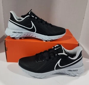 Nike React Infinity Pro Golf Shoes/Cleats Men's Sz 9 NEW CT6620-004 Blk/Wht - Picture 1 of 7