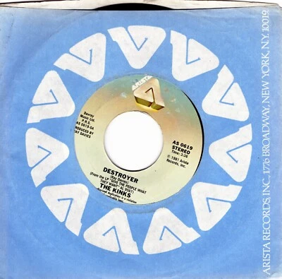 Kinks – Destroyer / Back To Front 7 дюймов 45 - Изображение 1 из 4