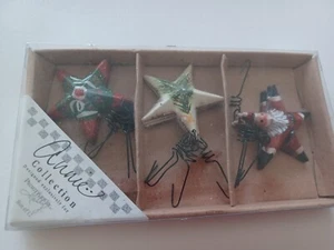 Primitives by Kathy Reed Weihnachten Zinn Sterne Mini Ornamente 12er Set - Bild 1 von 4