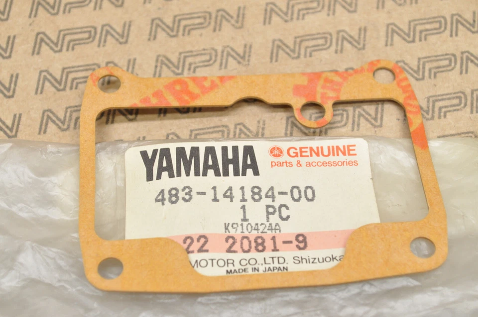 NOS Yamaha IT175 IT200 TZ125 TZ250 TZ350 TZ750 YTZ250 YZ125 Gasket 483-14184-00 - Image 1 of 1