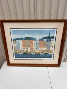 Lithography La Fete a Honfleur by Fanch Ledan  Limited Artist's approved 1980 - Picture 1 of 8