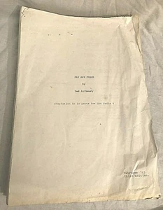 Ted Allbeury, 10 Typescripts Unproduced JFK Play, Pay Any Price - George Locke - Imagen 1 de 8
