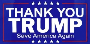 Trump Thank You Trump Save America Again Flag 3x5 with Grommets New - Picture 1 of 2