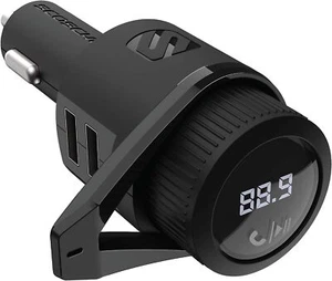 Scosche BTFreq Wireless Hands-Free Car Kit 2 USB Charging Ports Black - Picture 1 of 5