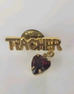 Lehrer Pin Herz Charm - gutes Geschenk - Bild 1 von 2