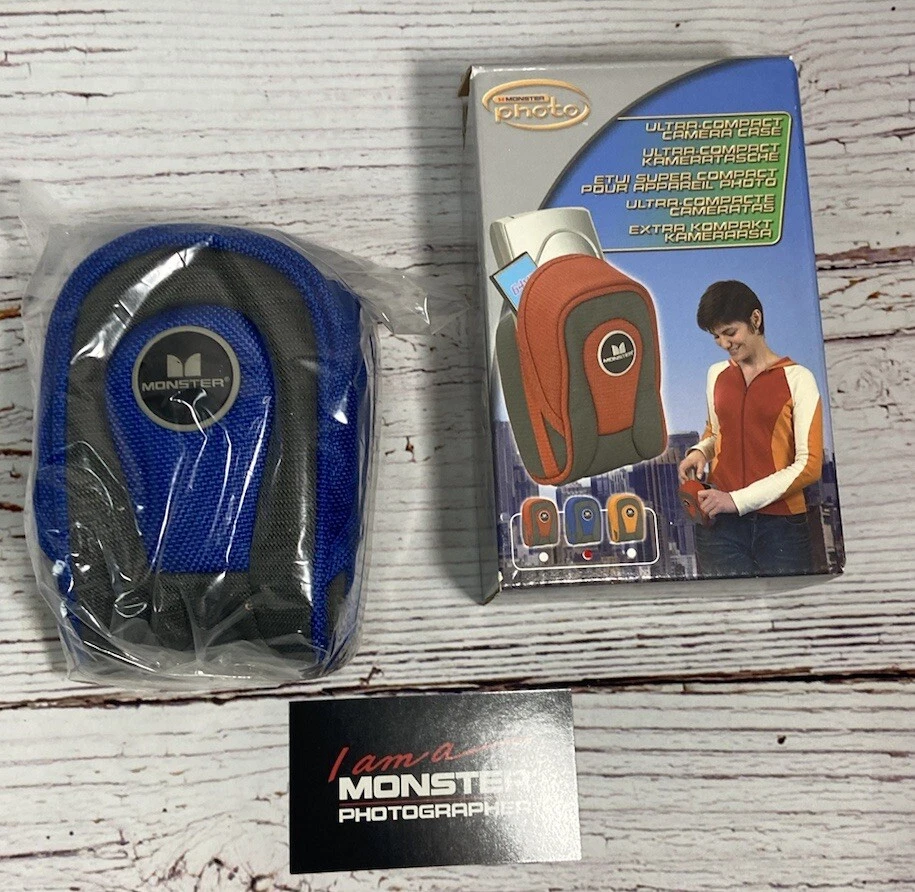 Estuche de cámara compacto para Go Monster Photo AZUL Foto 1 de 4