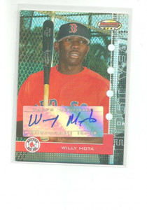 2005 BOWMAN'S BEST #123 WILLY MOTA  AUTO RC 249/974