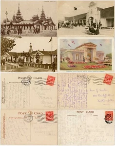 GB 1924 EXPOSICIÓN WEMBLEY POSTALES USADAS POSTALES 4 PPC diferentes - Imagen 1 de 3