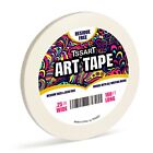 TSSART White Art Tape Medium Tack - Masking Artists Tape for Drafting Art Wat...