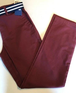 Polo Ralph Lauren Boy's 14 16 18 20 Chino Pants Purple w/belt  Chinos - Picture 1 of 4