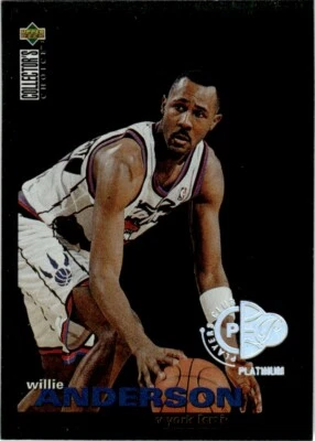 WILLIE ANDERSON 1995-96 COLLECTOR'S CHOICE DEBUT TRADE PLAYER'S CLUB PLATINUM - Image 1 of 2