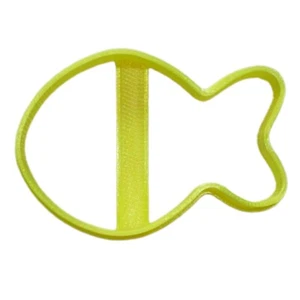YELLOW GOLDFISH GOLD FISH 2.5 INCH OUTLINE COOKIE CUTTER MADE IN USA PR4971 - Picture 1 of 11