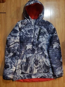 Men's Burton Cabin Reversible Pullover Insulated Hood Jacket BUR014S- Sz Medium  - Picture 1 of 12
