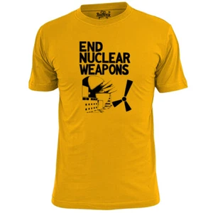 Herren T-Shirt End Atomwaffen CND Abrüstung Frieden - Bild 1 von 4