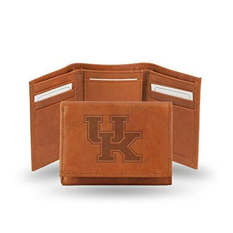 NCAA Rico Industries Embossed Leather Trifold Wallet, Kentucky Wildcats Cover