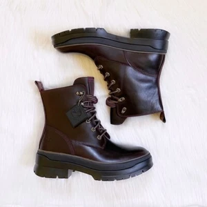 TIMBERLAND MUJER MALYNN EK+ BOTAS IMPERMEABLES CON CORDONES BORGOÑA A2F7G TODAS LAS TALLAS - Imagen 1 de 9