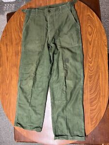 Mens Used Vintage 60S 70S Og 107 Vietnam War Era Pants Trousers