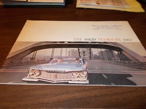 1960 Plymouth Sales Catalog/ December Sale with FREE Shipping - Picture 1 of 4