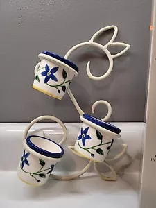 PartyLite P7768 Summer Vine Sconce with 3 Cups or Candle Holders - Picture 1 of 3