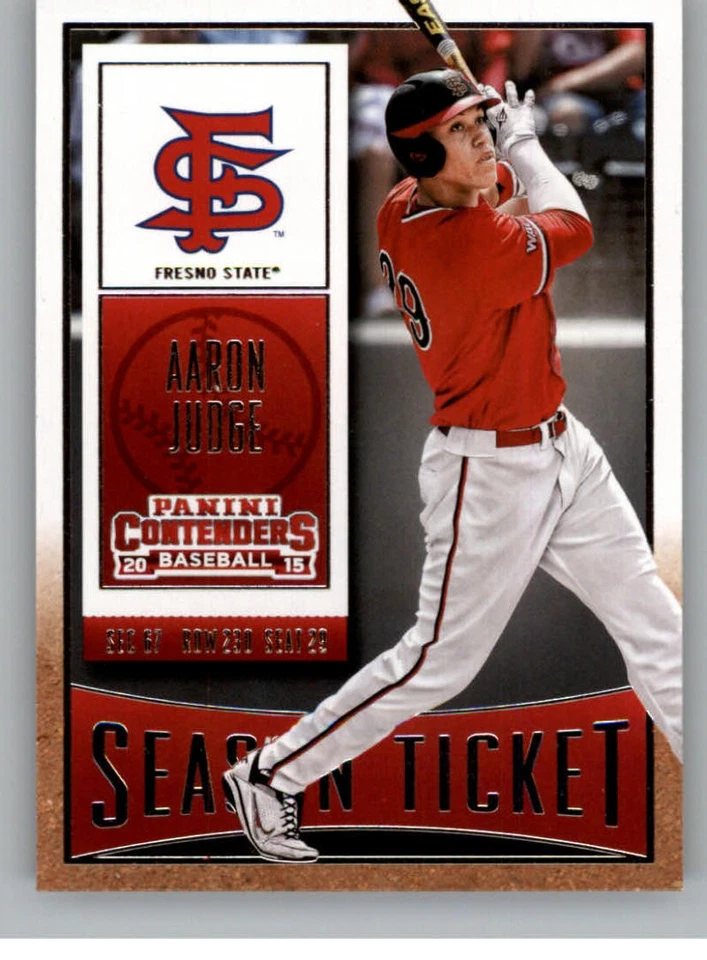 Tarjetas de béisbol de boleto de temporada 2015 Panini Contenders a elegir de la lista Foto 1 de 1