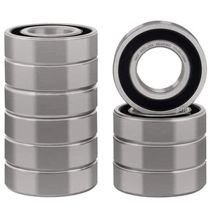 10 Pcs 6003-2RS Double Rubber Seal Bearings 17x35x10mm, Pre-Lubricated and St... - Picture 1 of 6